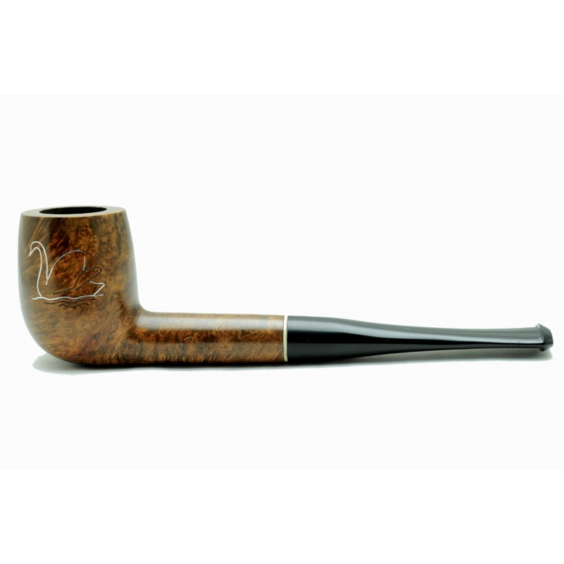 Briar pipe billiard chiselled swan year 1950 by Paronelli Pipe