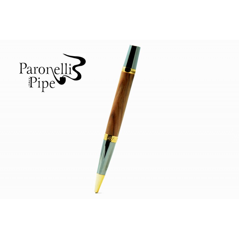 Biro Paronelli wild olive wood handmade