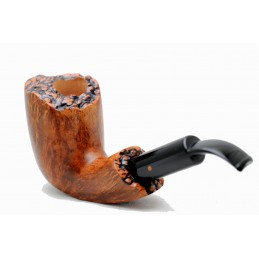 Briar pipe Paronelli COLOSSAL bent stand up 9mm handmade