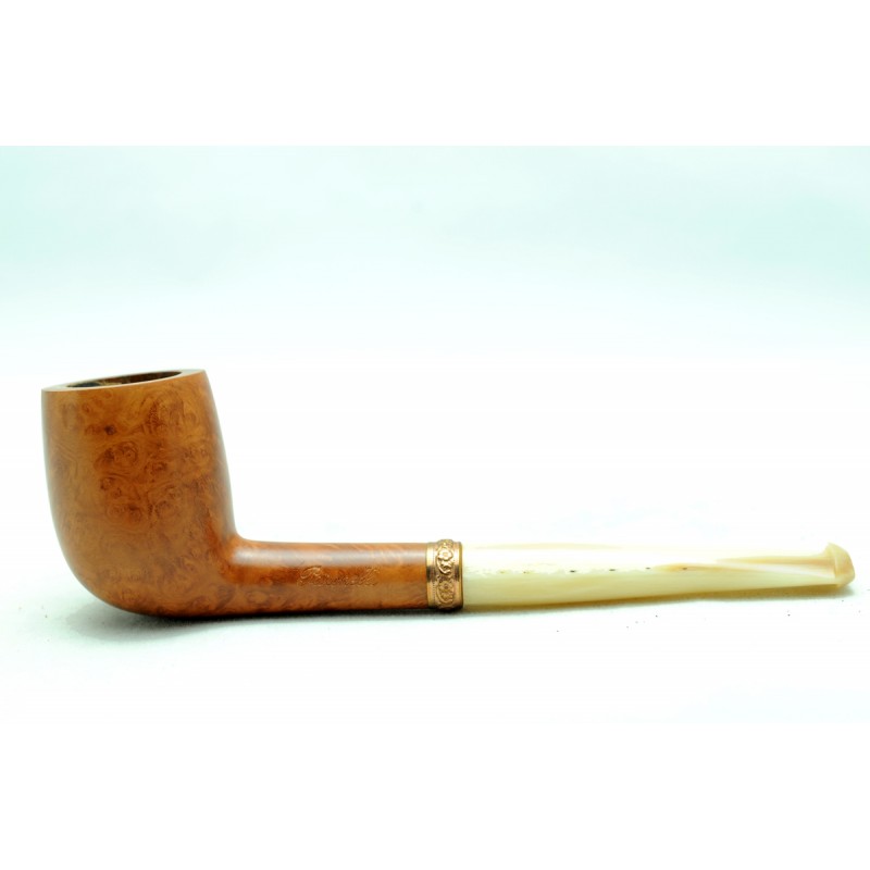 Pipa radica e corno billiard anno 1970 by Paronelli Pipe