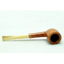 Pipa radica e corno billiard anno 1970 by Paronelli Pipe