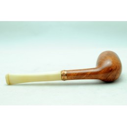 Briar and horn pipe billiard year 1970 by Paronelli Pipe