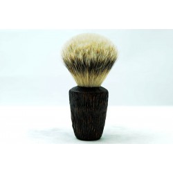 Box briar shaving brush Paronelli + base