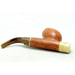 Briar and horn pipe chevalier year 1970 by Paronelli Pipe