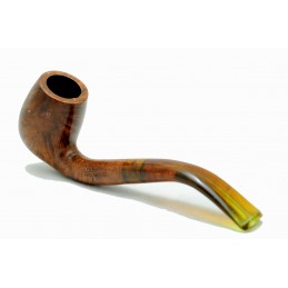 Briar pipe bent curved hole year 1980 by Paronelli Pipe