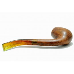 Briar pipe bent curved hole year 1980 by Paronelli Pipe