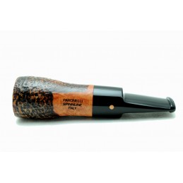 Briar pipe Paronelli SPINNLINE calabash reverse sandblast dark