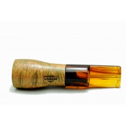 Briar pipe Paronelli SPINNLINE calabash reverse green contrast