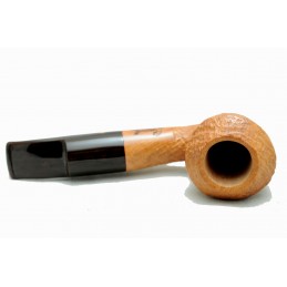 Briar pipe Paronelli half bent sandblast natural handmade