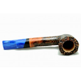 Briar pipe Paronelli REVERSE freehand sandblast handmade