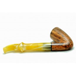 Briar pipe Paronelli Toscano walnut contrast handmade