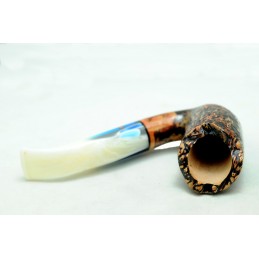 Briar pipe Paronelli bent sandblast handmade