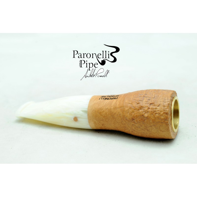 Briar pipe Paronelli SPINNLINE calabash reverse sandblast natural