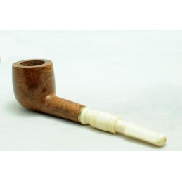 Briar and ivory pipe pot year 1960 by Paronelli Pipe