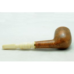 Briar and ivory pipe pot year 1960 by Paronelli Pipe