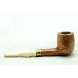 Briar and ivory pipe billiard year 1940 by Paronelli Pipe