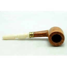 Briar and ivory pipe billiard year 1940 by Paronelli Pipe