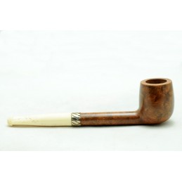 Briar and ivory pipe billiard year 1920 by Paronelli Pipe