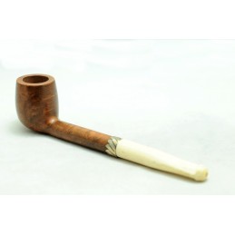 Briar and ivory pipe billiard year 1920 by Paronelli Pipe