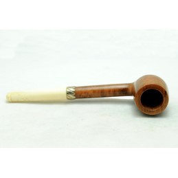 Briar and ivory pipe billiard year 1920 by Paronelli Pipe