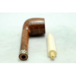 Briar and ivory pipe billiard year 1920 by Paronelli Pipe