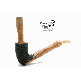 Briar pipe Paronelli Toscano rusticated handmade