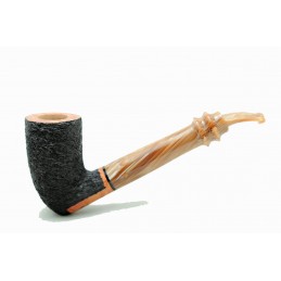 Briar pipe Paronelli Toscano rusticated handmade