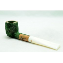 Kit my first briar pipe Paronelli billiard rusticated forest green