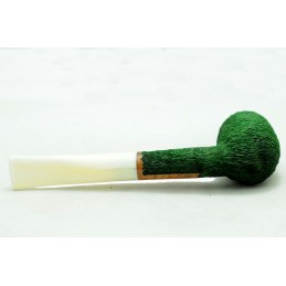 Kit my first briar pipe Paronelli billiard rusticated forest green