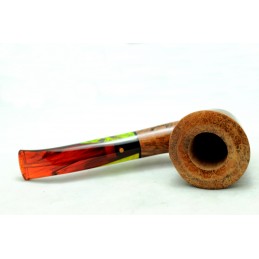 Briar pipe Paronelli bent walnut contrast handmade