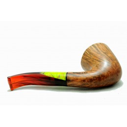 Briar pipe Paronelli bent walnut contrast handmade