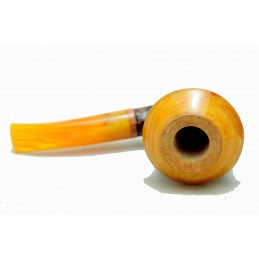 Briar pipe Paronelli CALABASH half bent sandblast handmade