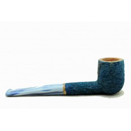 Kit my first briar pipe Paronelli billiard rusticated night blue