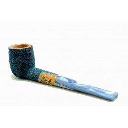 Kit my first briar pipe Paronelli billiard rusticated night blue