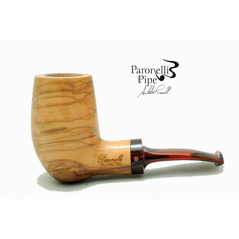 Olive wood pipe Paronelli chubby handmade