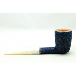 Briar pipe Paronelli dublin rusticated night blue handmade