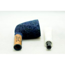 Briar pipe Paronelli dublin rusticated night blue handmade