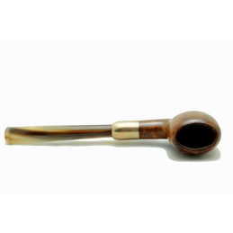 Briar and horn pipe oval year 1960 by Paronelli Pipe