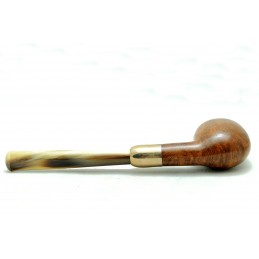 Briar and horn pipe oval year 1960 by Paronelli Pipe