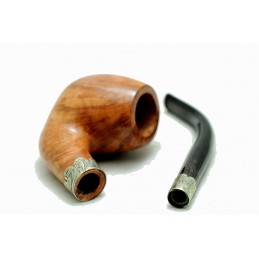 Briar and horn pipe bent year 1970 by Paronelli Pipe