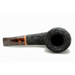 Briar pipe Paronelli half bent freeshape rusticated handmade