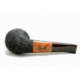 Briar pipe Paronelli half bent freeshape rusticated handmade