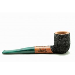 Kit prima pipa Paronelli radica billiard rusticata bocchino colorato