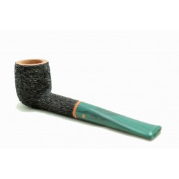 Kit prima pipa Paronelli radica billiard rusticata bocchino colorato