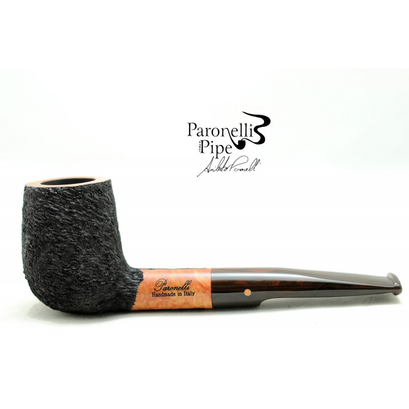 Briar pipe Paronelli billiard maigret rusticated handmade