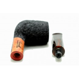 Briar pipe Paronelli billiard maigret rusticated handmade