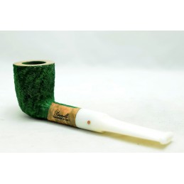 Briar pipe Paronelli dublin 9mm rusticated green handmade