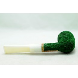 Briar pipe Paronelli dublin 9mm rusticated green handmade