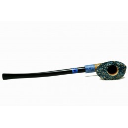 Briar pipe Paronelli half bent churchwarden handmade with double mouthpiece