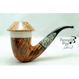 Briar pipe Paronelli CALABASH bent grade *** handmade